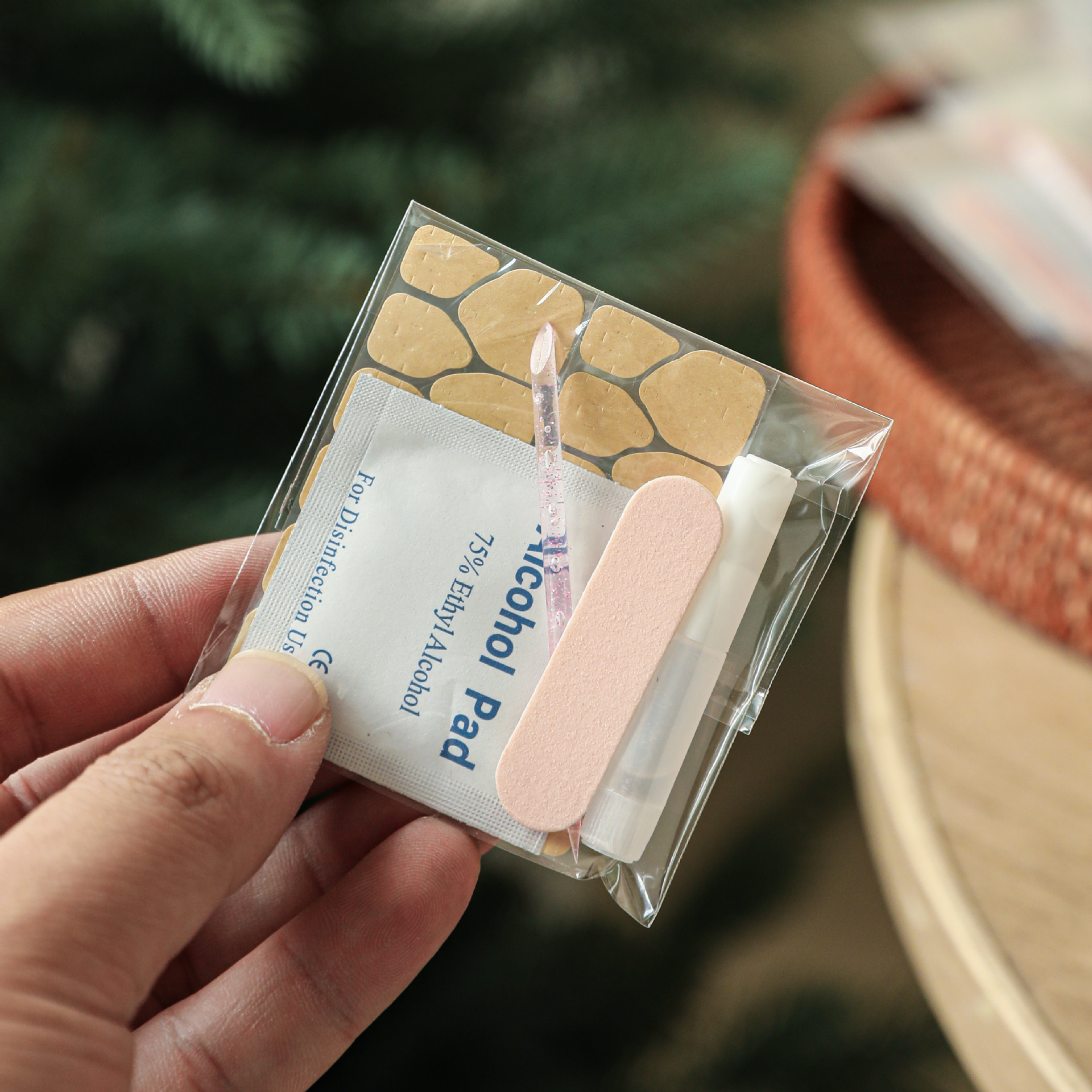 Wearable Nail Tool Kit Manicure Tool Kit Fake Nail Tool Kit Wearable Nail Set 4-Piece Set 5-Piece Set Glue