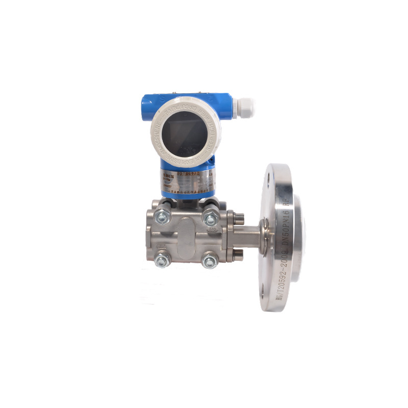 Diaphragm Pressure Transmitter Single Flange Liquid Level Gauge Sensor 3051Lt4-20Ma Explosion-Proof Anti-Corrosion Intelligent