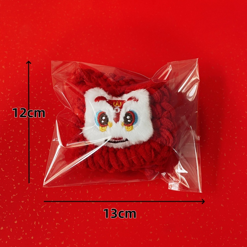 Pet New Year festive wool bag lion bag rich cat dog New Year gift red envelope factory wholesale