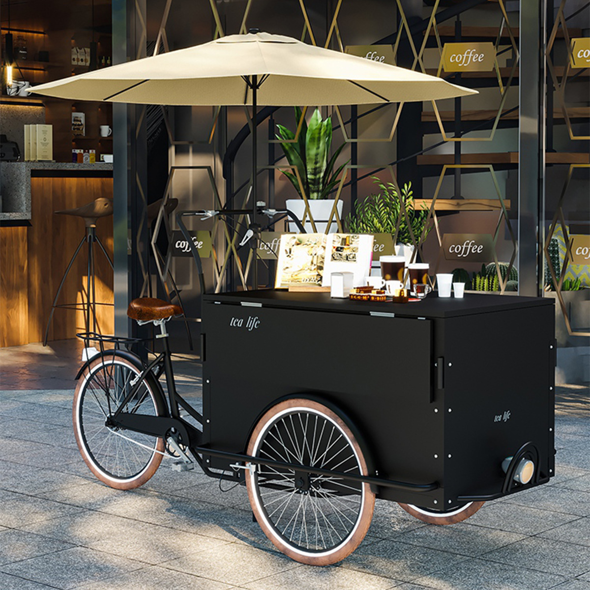 Мобильная торговая тележка, уличная торговая точка, креативный торговый центр, выставка в отеле, вендинговая тележка, кафе, рекламный стол, обеденная тележка
