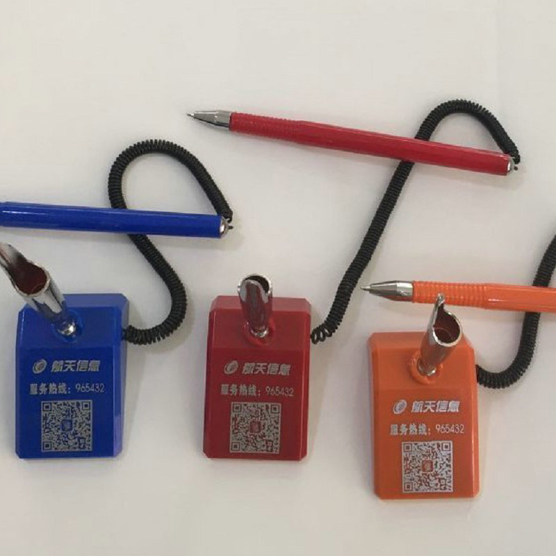 Factory Direct Sales Customized Logo Neutral Desk Pen Bank Business Desk Pen Gift Plastic Desk Pen Advertising Pen # 6476