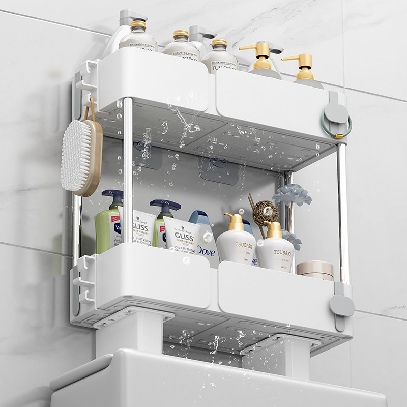 Bathroom Toilet Storage Rack Storage Cabinet Waterproof Toilet Wall Cabinet Storage Rack Toilet Water Tank Storage Rack