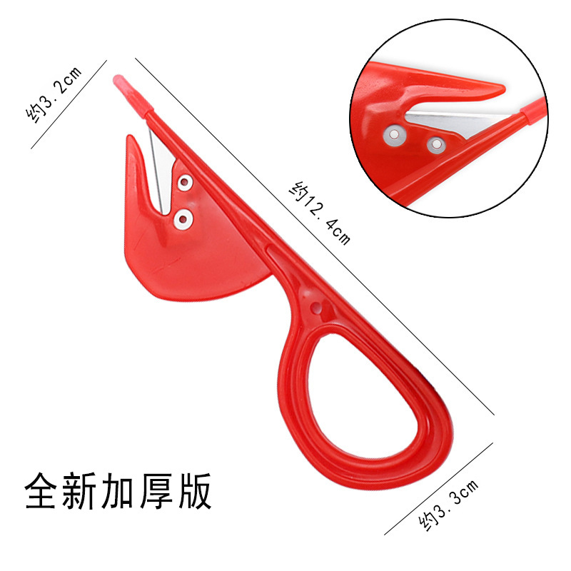 Manufacturer Wholesale Creative New Kitchen Multifunctional Chicken Intestine Threading Tool Practical Universal Duck Intestine Threading Scissors