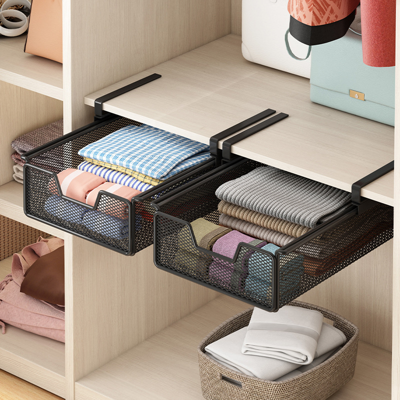 Drawer-Type Underwear Storage Box Hanging Double-Layer Hanging Socks Organizer Compartment Wardrobe Classification Dormitory