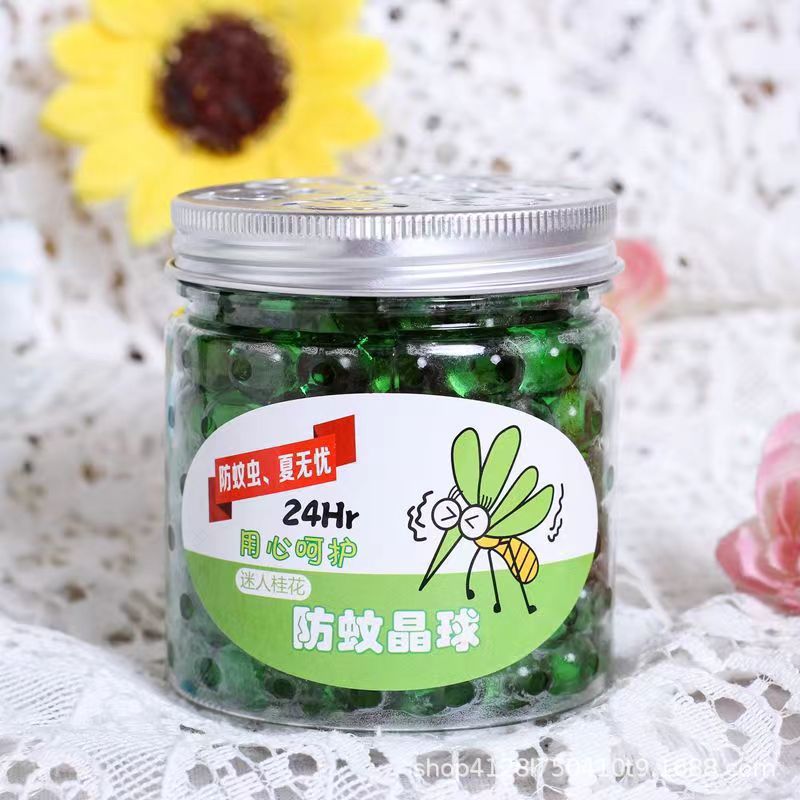Meilekang anti-mosquito crystal ball fragrance anti-mosquito cream solid aromatherapy deodorant mosquito repellent air freshener crystal beads