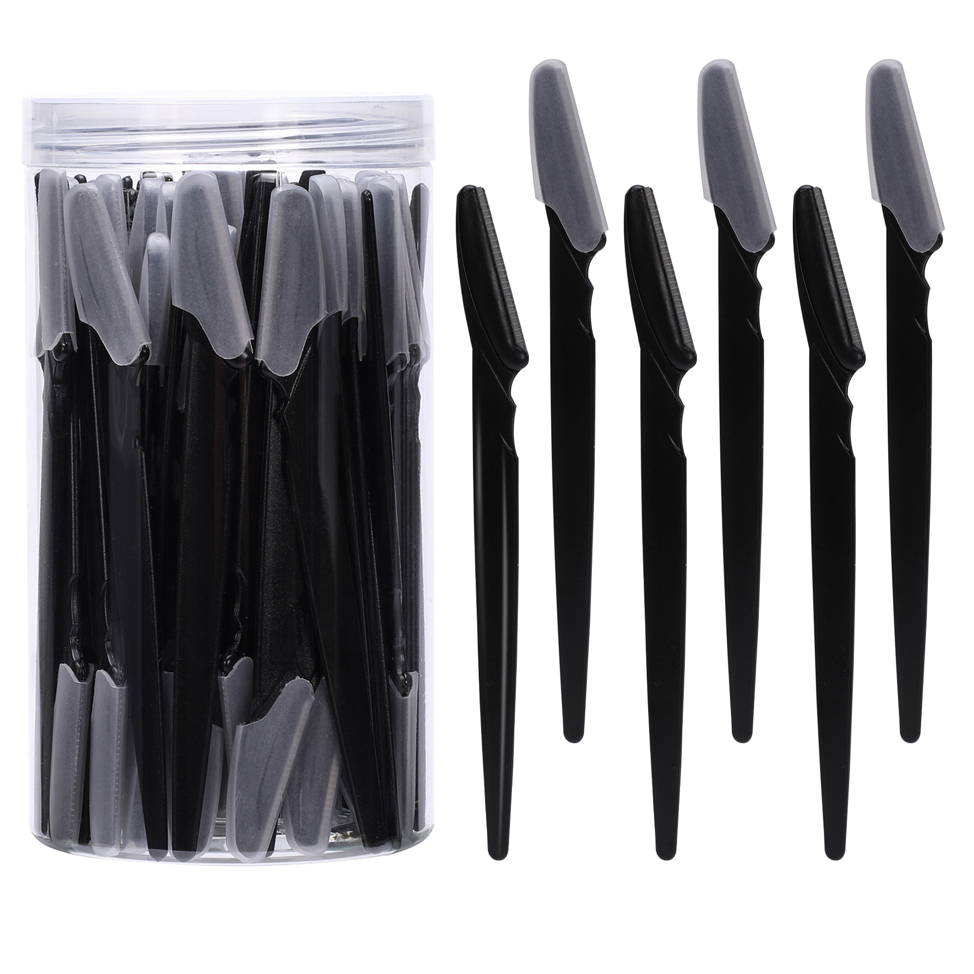 Factory eyebrow trimming knife stainless steel eyebrow shaving knife professional eyebrow shaving blade for beginners makeup artist eyebrow shaving tool