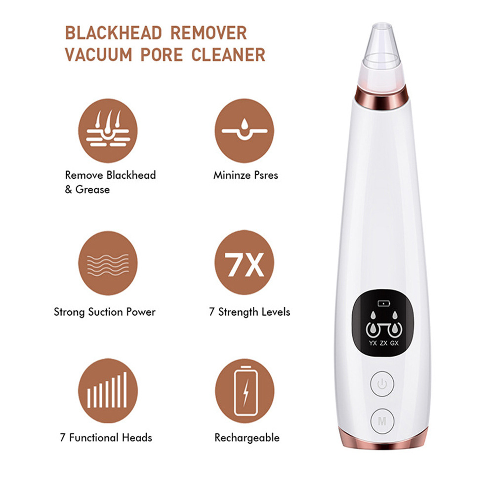 Cross-border new blackhead instrument household electric beauty instrument face to remove pores mite machine acne cleaner blackhead suction