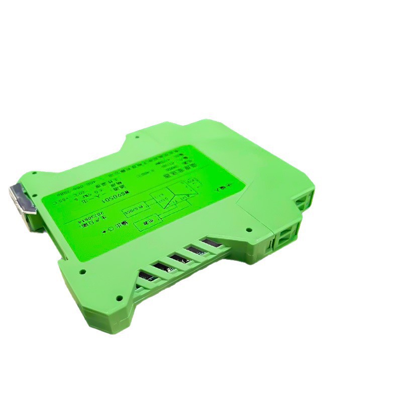 Pt100 Thermal Resistance Rail Type Temperature Transmitter Signal Isolator to 4-20Ma Analog 0-10V Output