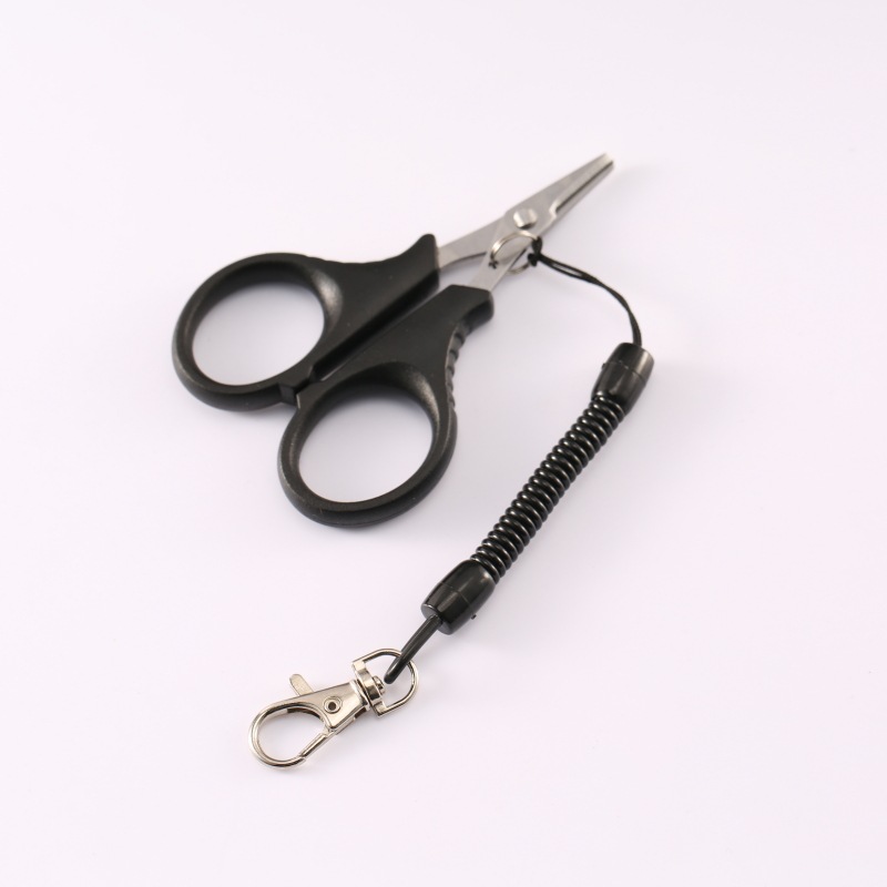 Stainless steel fishing line scissors multifunctional fishing small scissors outdoor fishing gear lead leather nylon line forceps scissors