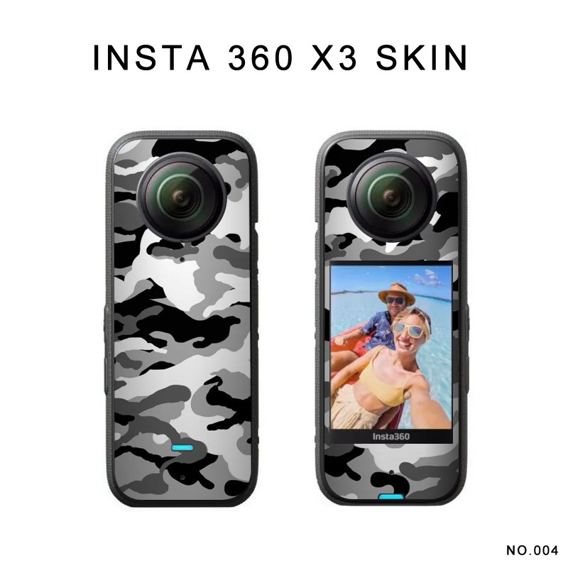 Insta360 X3 наклейка Shadow Stone X3 Защитная пленка для экшн-камеры персонализированная цветная наклейка антицарапина водонепроницаемая с воздухом на задней стороне