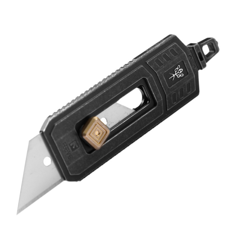 Fegve Fegve Titanium Alloy Utility Knife Heavy-Duty Thickeneded Cutting Thick Layer Electrician Wallpaper Large Blade Gift
