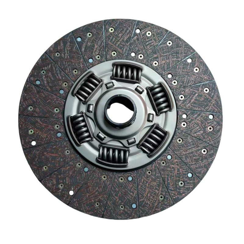 in stock supply clutch plate is suitable for heavy truck Delong Ouman liberation 52 four-stage shock-absorbing clutch plate