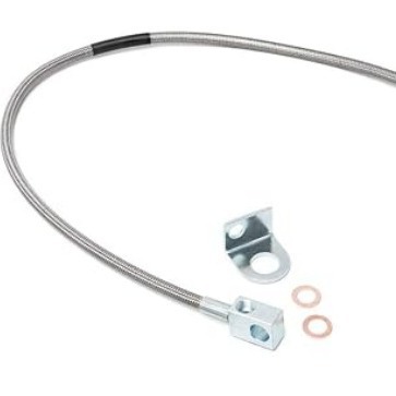 Daochi Cross-Border 87-06 Front Stainless Steel Brake Cable 26inch Compatible with Wrangler Tj/Yj/Xj-89703