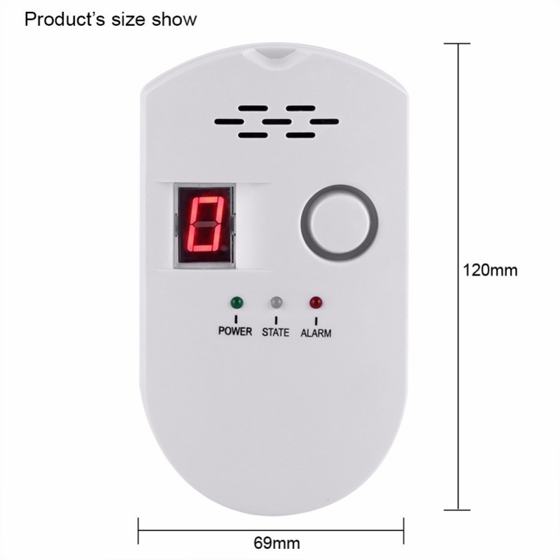 Combustible gas pipeline alarm BRJ-502D ultra sensitive digital display/gas detector/gas detector
