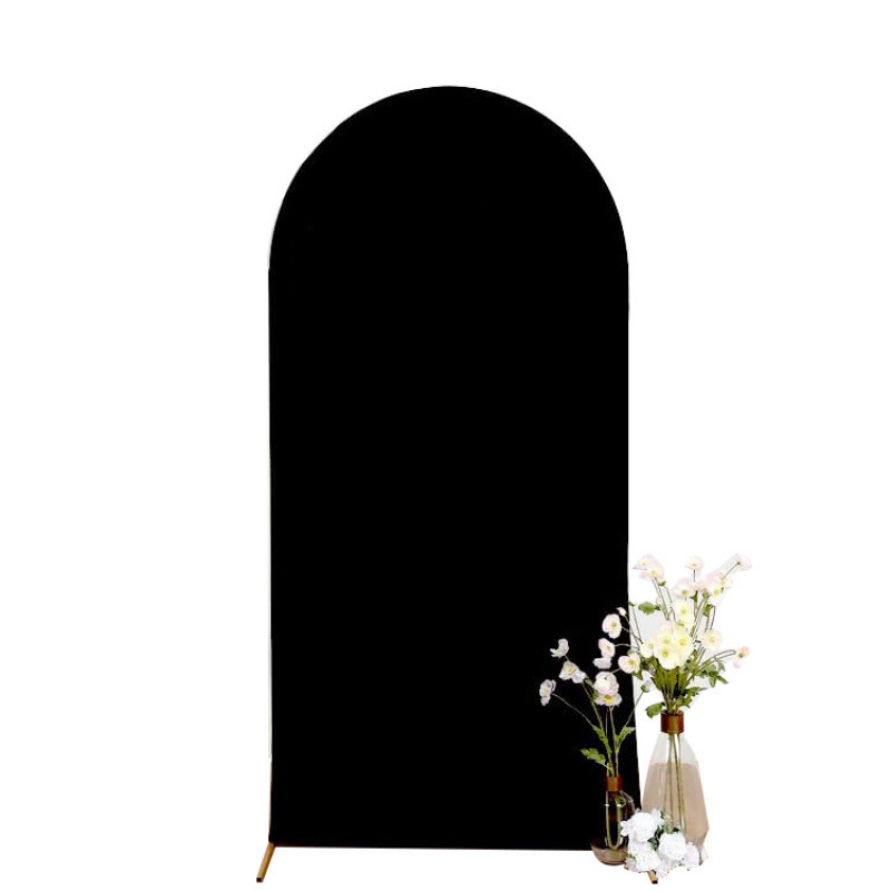 Wedding Arch Decoration Photo Background Cover Bottom Zipper Wedding Holiday Party U-Shaped Cover Bow Special