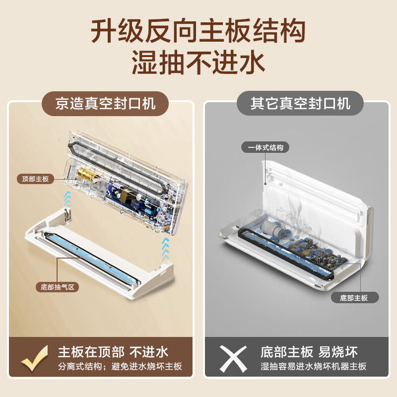 Intelligent Touch Vacuum Sealing Machine Household Commercial Fully Automatic Vacuum Packaging Machine Upgraded Gift Cross-Border Foreign Trade