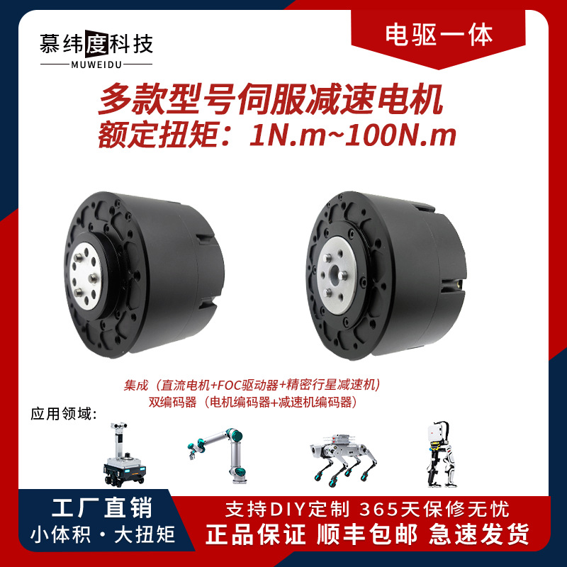 Модуль сустава робота Foc Drive, бесщеточный сервопривод, мотор, редукция крутящего момента, энкодер, ширина