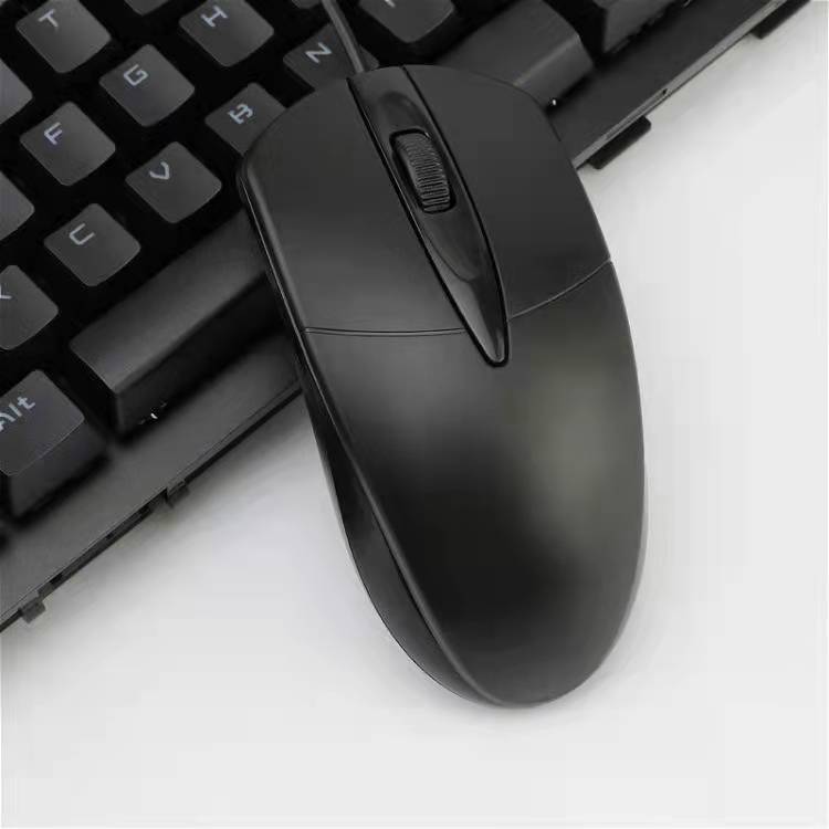 Factory Direct Sales Neutral Wired USB Mouse Home Office Business Notebook Desktop Wholesale Foreign Trade