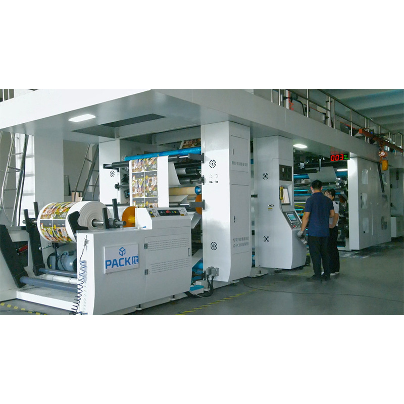 Servo Drive Flexo Printing Machine 4 Colors High Speed Film Non-Woven Bopp/Pvc/Pet Precise Printing