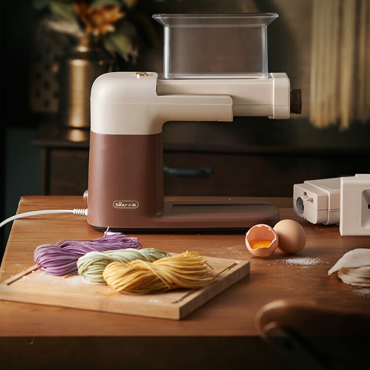 Машина для лапши Bear полностью автоматическая электрическая маленькая из нержавеющей стали Ymj-L01R1