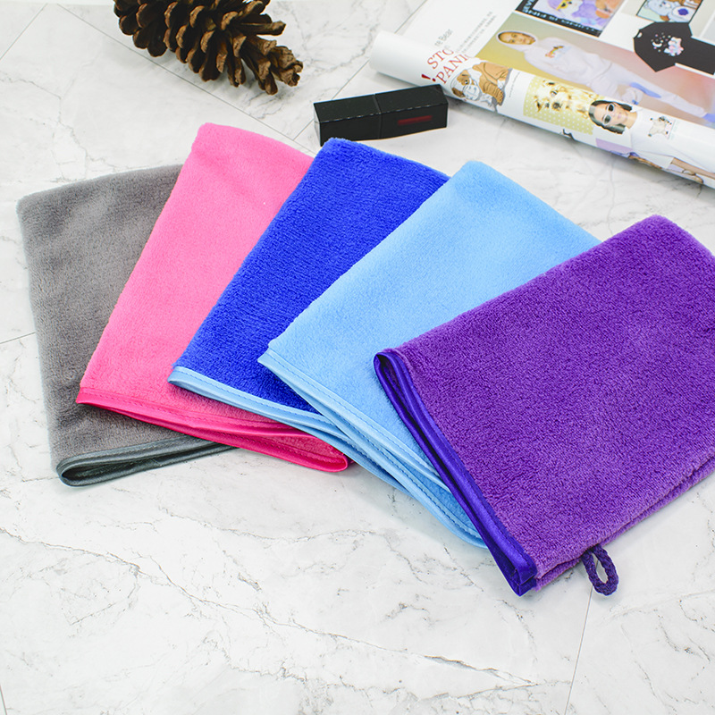Microfiber Shower Gel Gloves Flannel Soft Mittens Bath Towel Reusable Makeup Remover European Style Hand Washing Cloth