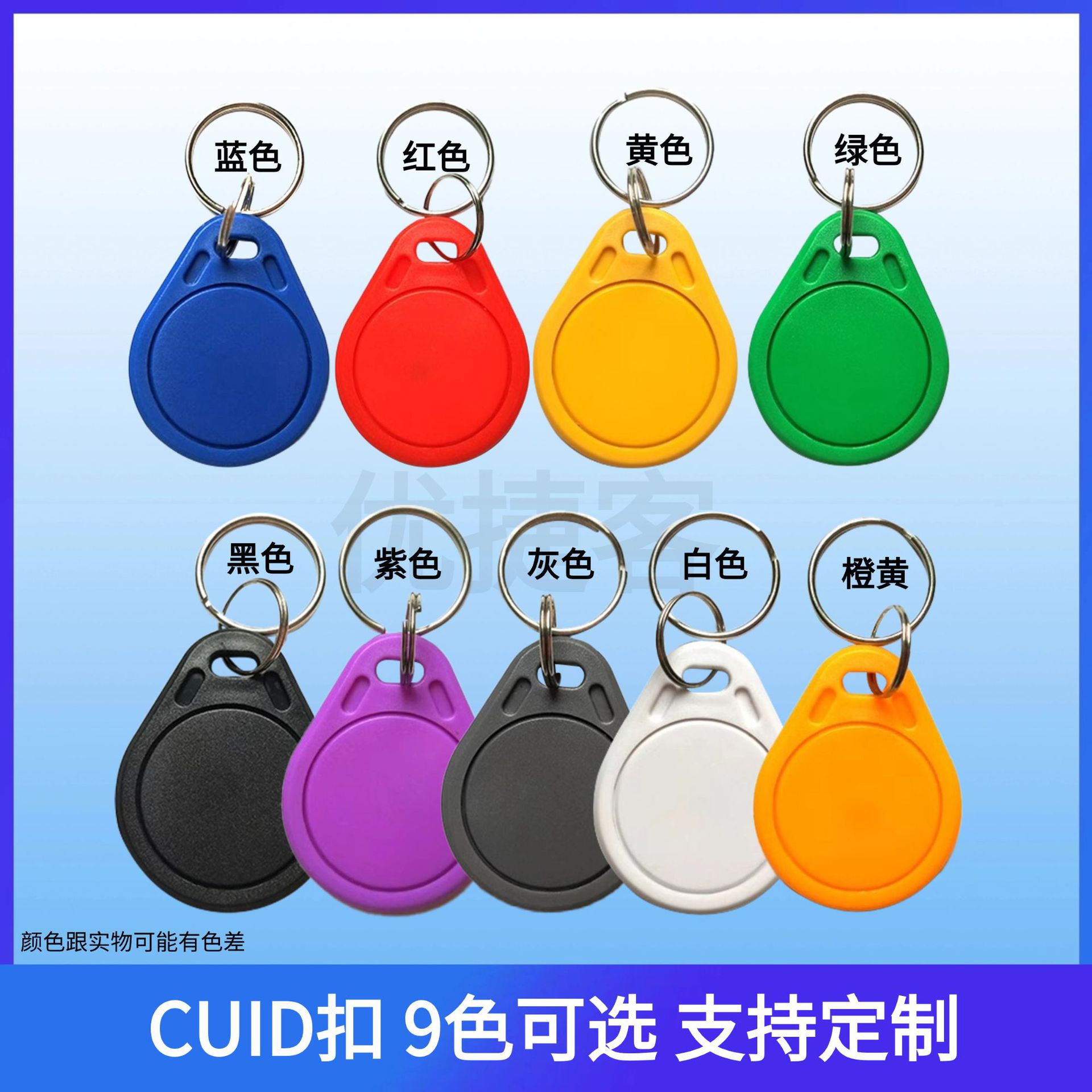 CUID buckle card CUID rewritable firewall encryption sensor card elevator buckle mobile phone NFC copy card