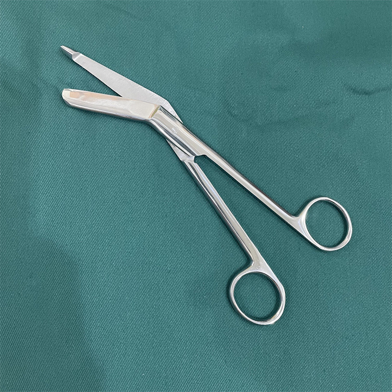 Stainless steel scissors ordinary surgical scissors beauty scissors surgical gauze wire removal scissors laboratory dissecting scissors 14cm straight tip