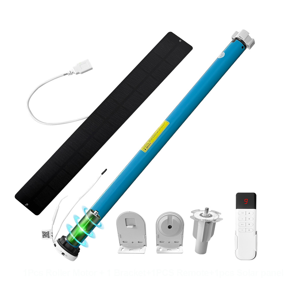 matter thread battery smart roller shutter tubular electric curtain motor for 38MM aluminum tube HomeKit