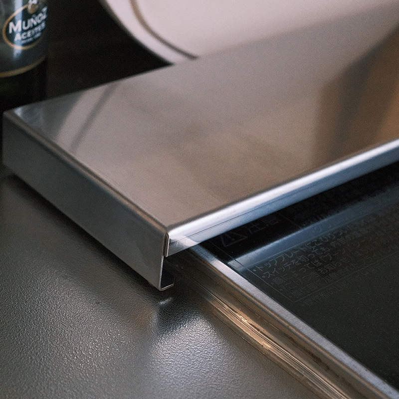 Japan Amazon Stainless Steel Exhaust Port Cover Gas Stove Exhaust Port Oil-proof Baffle Induction Cooker Seasoning Rack