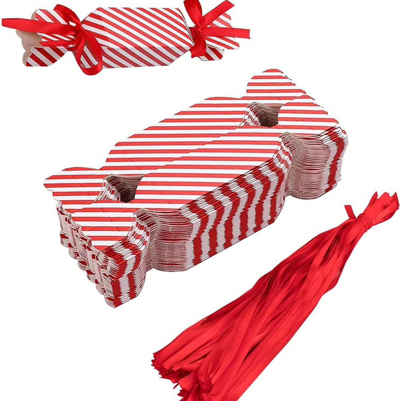 Creative Red Striped Candy Box Wedding Candy Box Wedding Candy Gift Box Packaging Box Paper Box Ready for Sale