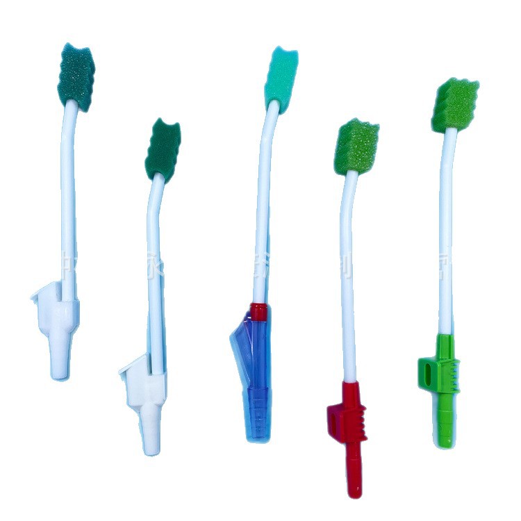 Disposable sputum suction bag sponge stick ICu care sponge stick sputum digging cleaning oral brush factory direct sales