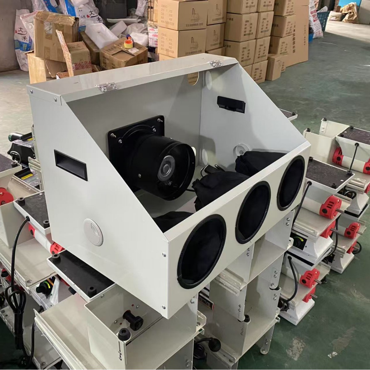 Metal Engraving Dust Box Polishing Box Transparent Beeswax Jade Round Beads Buddha Beads Table Grinder Engraving Polishing Machine