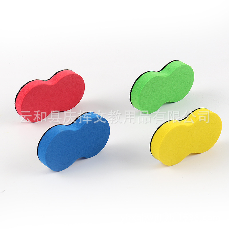 Factory direct mini whiteboard eraser EVA felt cloth new board eraser children's drawing board whiteboard blackboard eraser wholesale