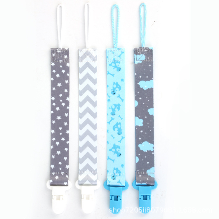 Двусторонний печатный силиконовый сосок с игрушкой для коляски, в упаковке, клипса для соски в наличии