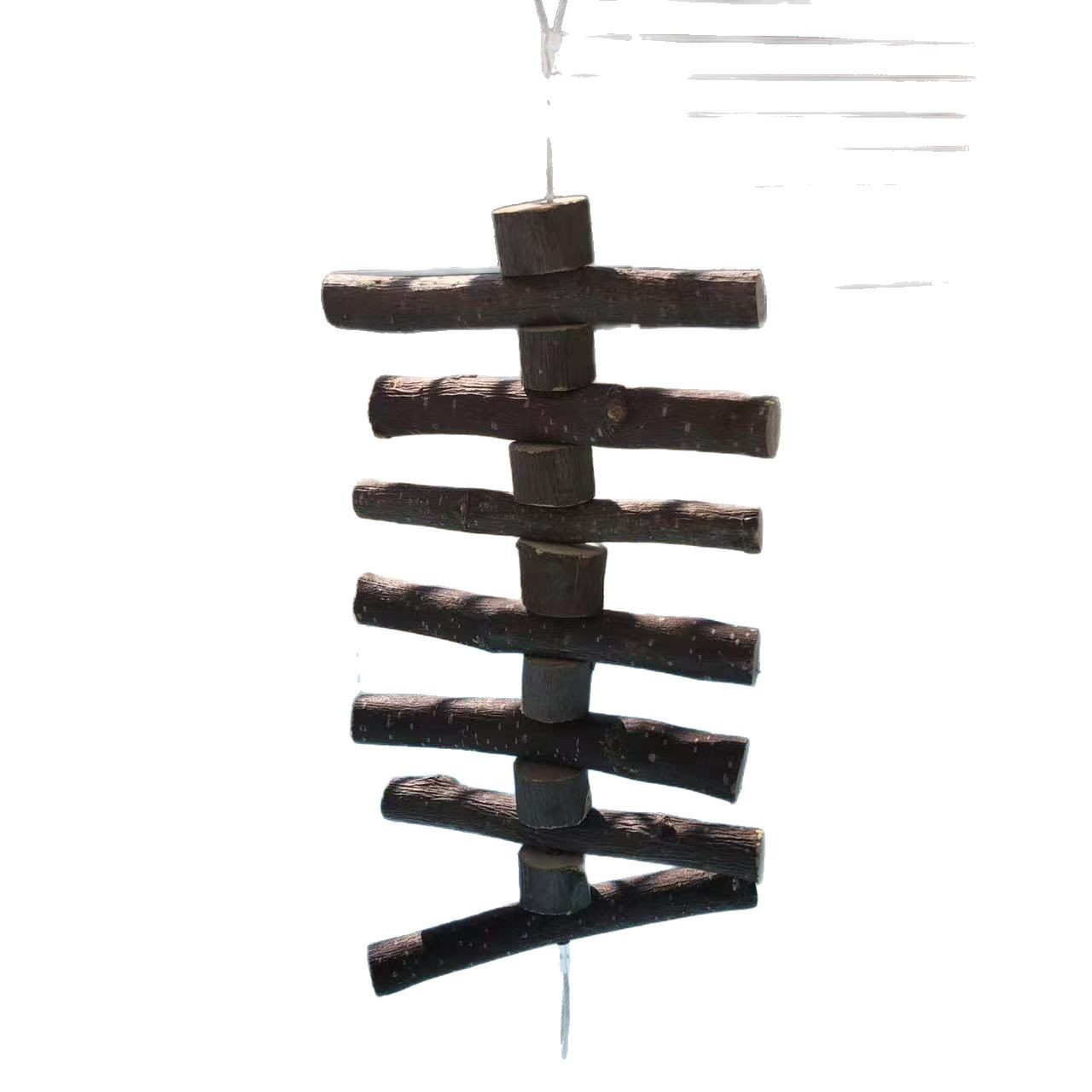 Dried Apple Branch Chew Toy for Hamsters, Chinchillas, Rabbits, and Parrots