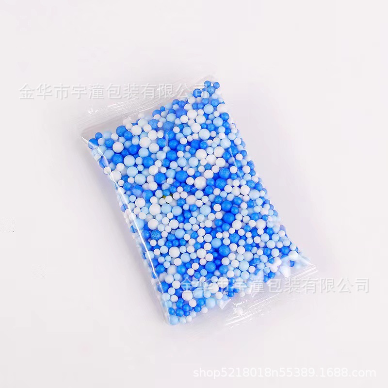 Manufacturer Customized Small Bag Colorfulful Macaron Foam Ball White Solid Foam Particles Handmade DIY Gift Box Material