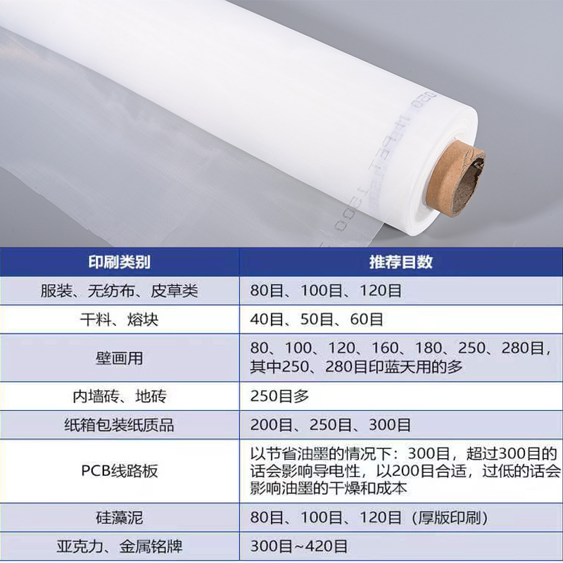 Silk Screen Mesh Screen Printing Mesh Cloth Printing Mesh Cloth Polyester Mesh Mesh Cloth Printing Screen Mesh Screen Printing Production
