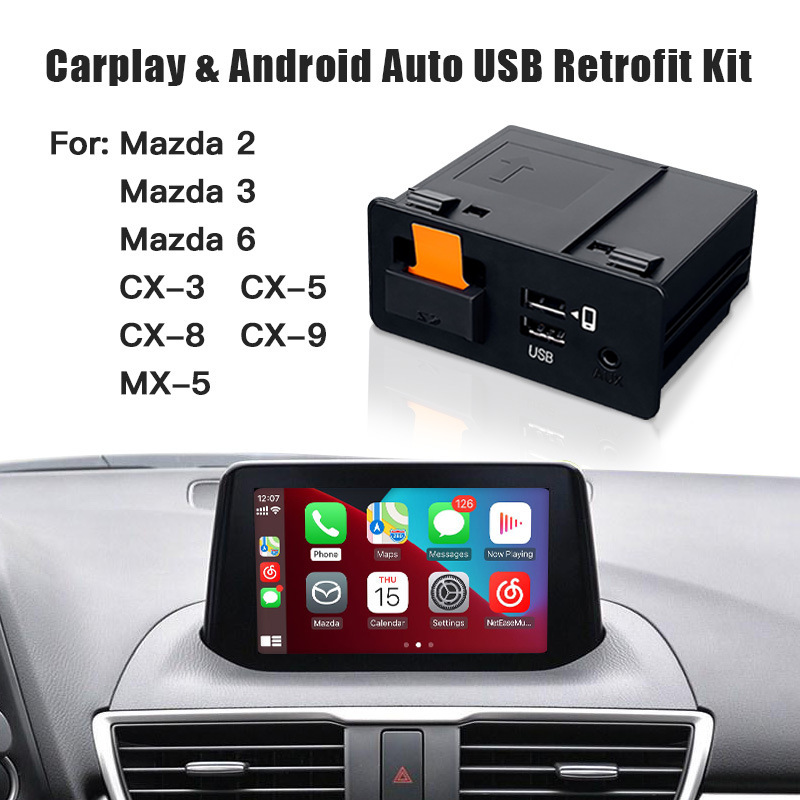 Подходит для Mazda Carplay навигация Android Auto USB модуль TK78669U0C комплект
