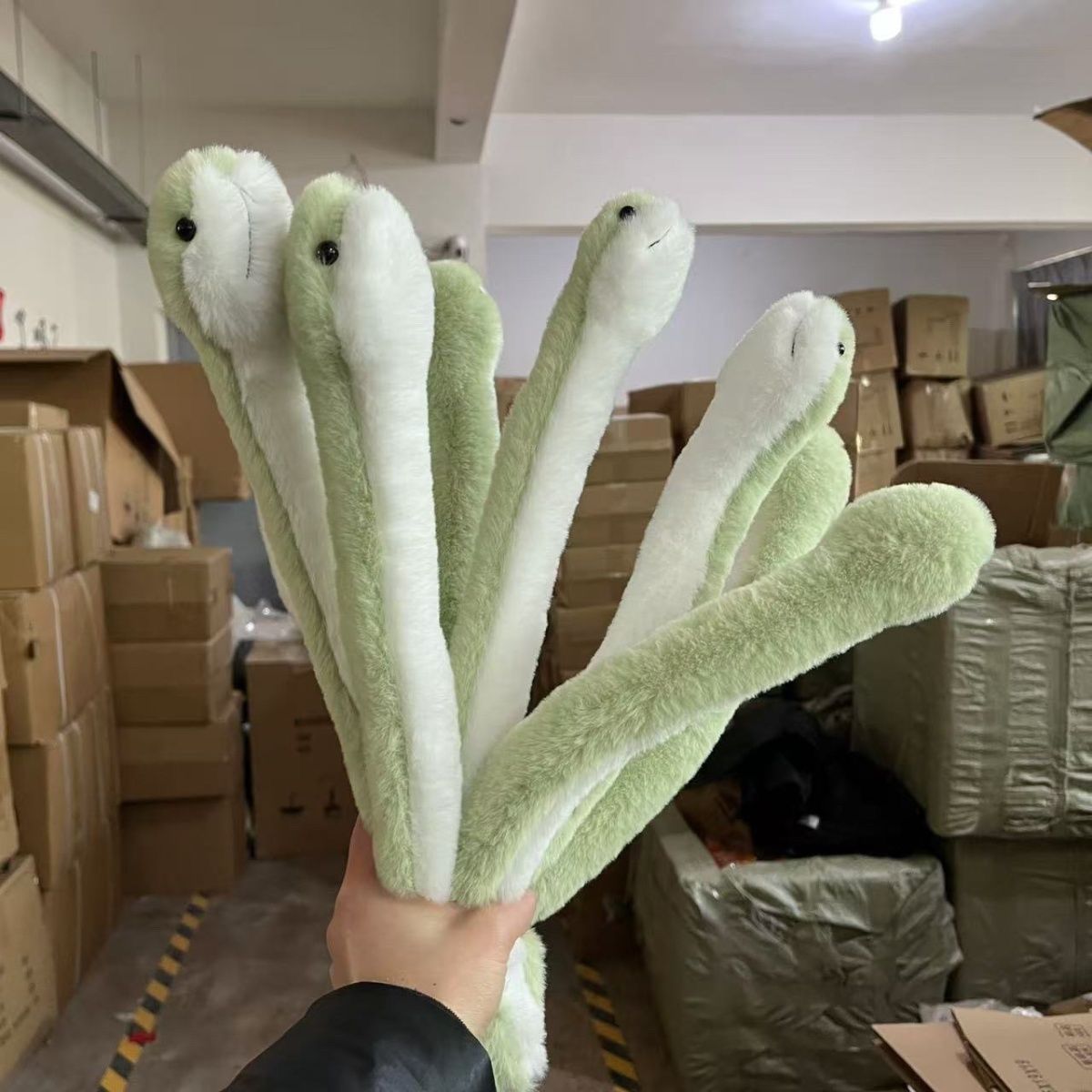 Popular Cute Plush Snake Ring Grabber Doll Toy Plush Snake Small Snake Street Stall Popular Toy Long