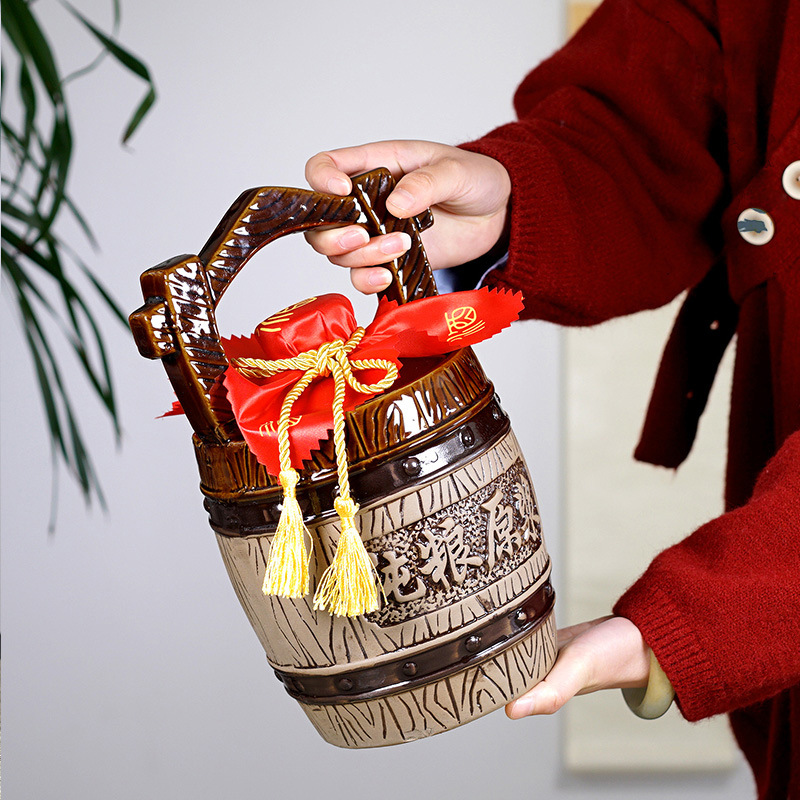 Керамическая винная банка Исин 3кг 5кг ручная работа оптовая продажа глиняных винных банок