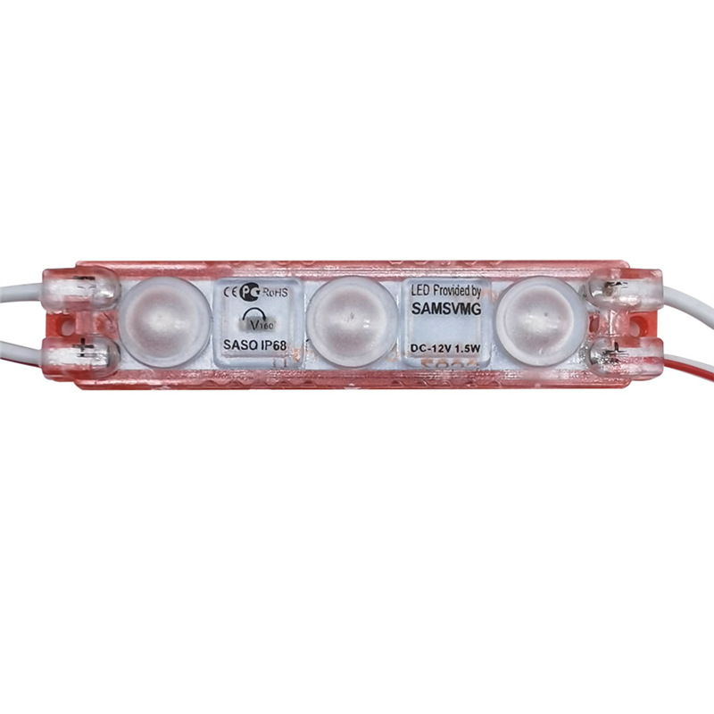 Cross-border 2835 Ultrasonic Module 1.5W Cold White Light High Brightness Waterproof IP68 Advertising Light Source Manufacturer With Word Module