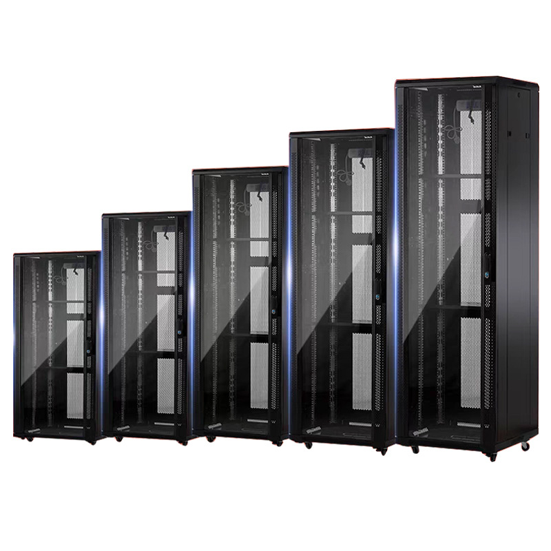 Large Network Cabinet 42U37U32U22U 1.12m 2m Switch Chassis Power Amplifier Server Cabinet