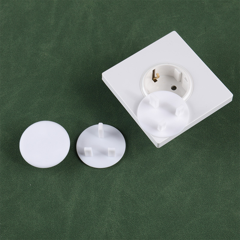 British Standard Kidsren's Anti-Shock Protection Socket Protective Cover British Standard Safety Power Socket Cover Three-Pin Insulated Socket Cover