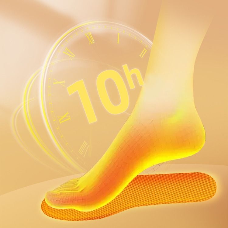 Heated Insoles, Foot Warmers, Winter Foot Warmers, Mugwort Heating Patches for Women, 12-Hour Self-Heating Baby Warmers