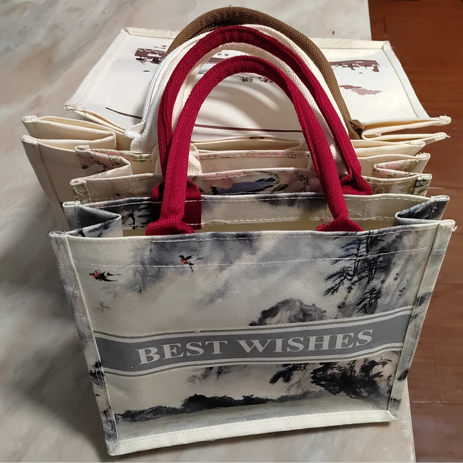 New Portable Printed Logo Advertising Good Memory Bag Brand Canvas Commuter Heat Fast Packaging Dry Bag