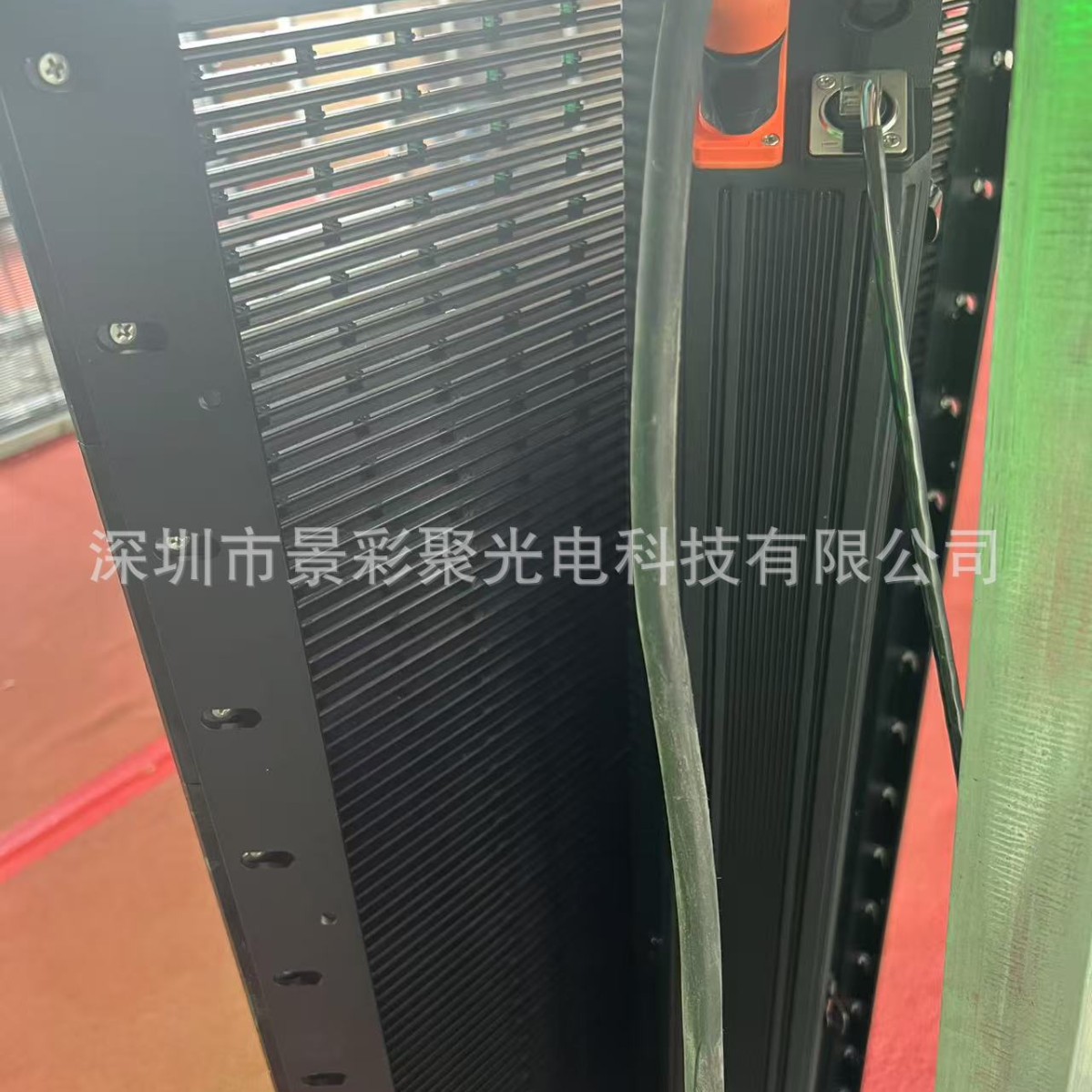 P3.9-7.81 Waterproof Transparent Screen Curved Outdoor Grille Screen 1921 High Brightness Customized Model