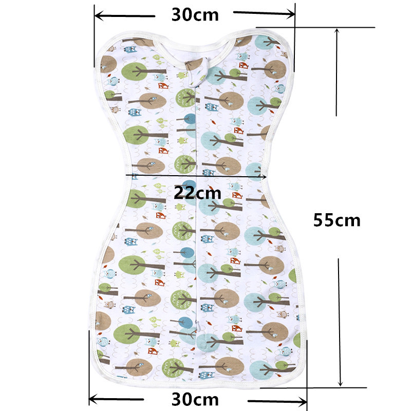 Baby Surrender Sleeping Bag Newborn Swaddling Bag Baby Kick-proof Quilt Air Conditioner Pure Cotton Anti-startling Zipper Sleeping Bag