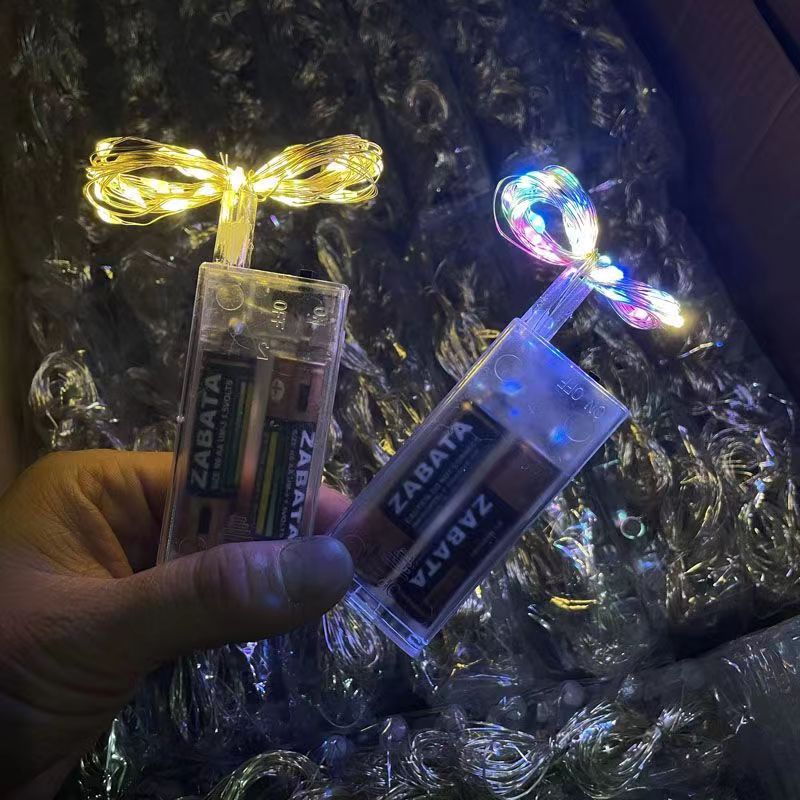 Новый набор ламп с двумя батарейными коробками для романтической атмосферы, праздничное украшение, креативный набор для признаний