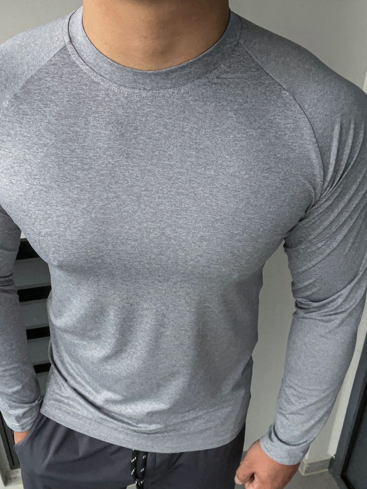 Autumn Sports Elastic Tight Training Long-Sleeved Bottoming Shirt Super Elastic Top Outdoor Figure-Showing Running Iron T-Shirt