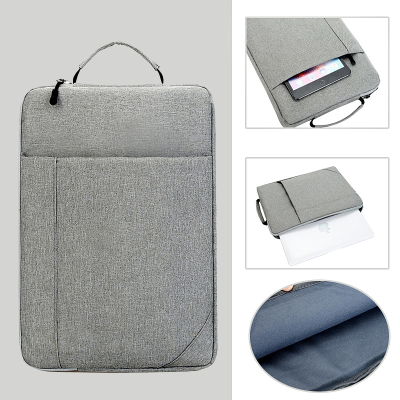 Notebook liner bag new portable flannel student travel portable computer tablet Oxford cloth trendy computer bag